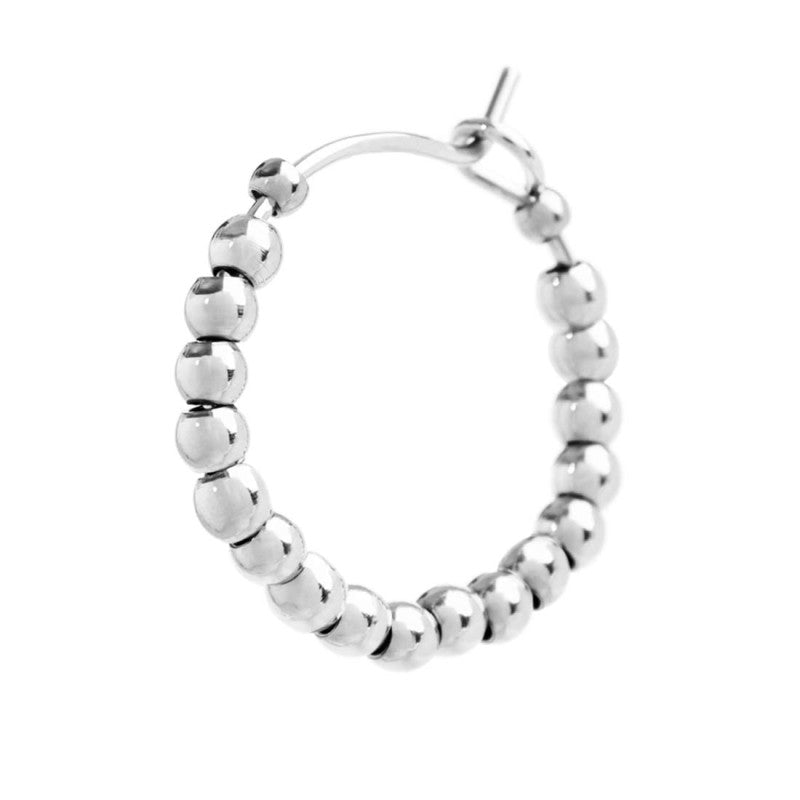 Mono Orecchino Marlù Donna a cerchio con sfere