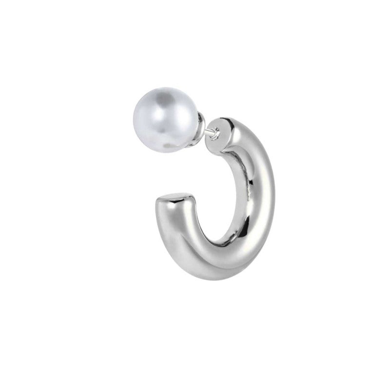 Mono orecchino Marlù cerchietto 1,9cm con perla