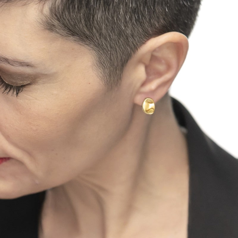 Mono orecchino Marlù Bottone irregolare