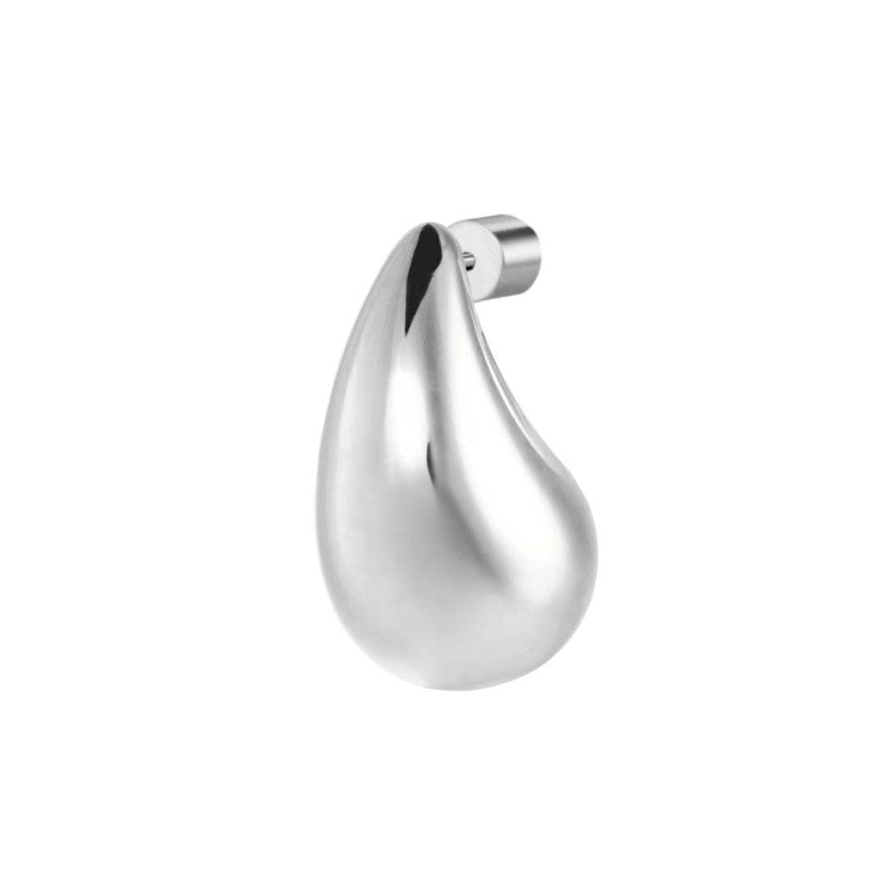Mono orecchino Marlù goccia bombata 1,8cm con perla