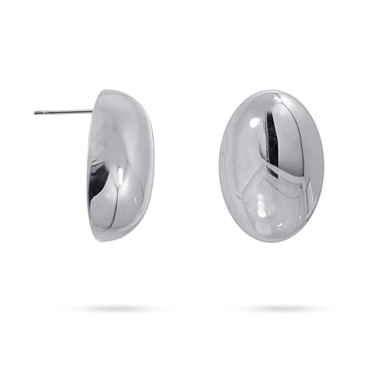 Orecchini al lobo Anartxy donna Ovale bombato