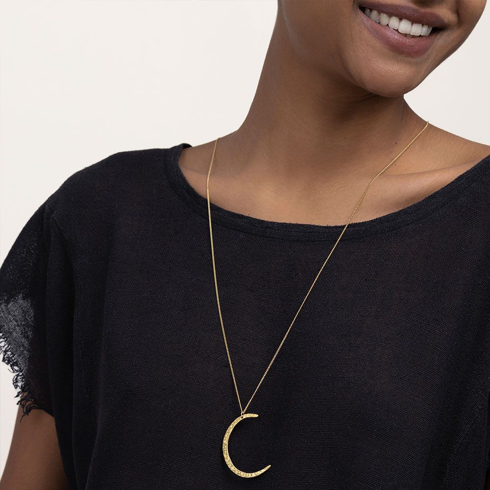 Collana lunga Vestopazzo donna Luna crescente