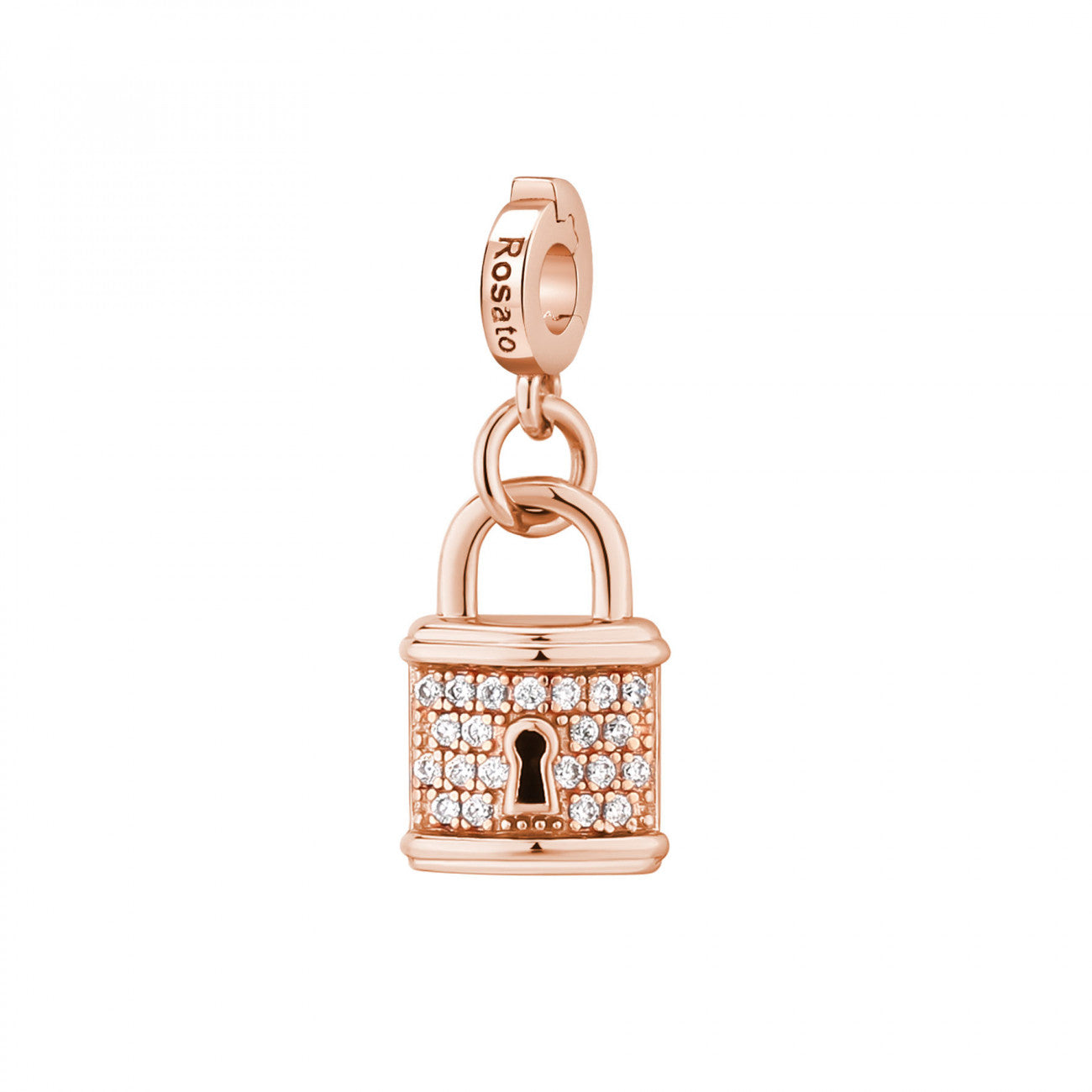Charm Rosato Storie Lucchetto rosè