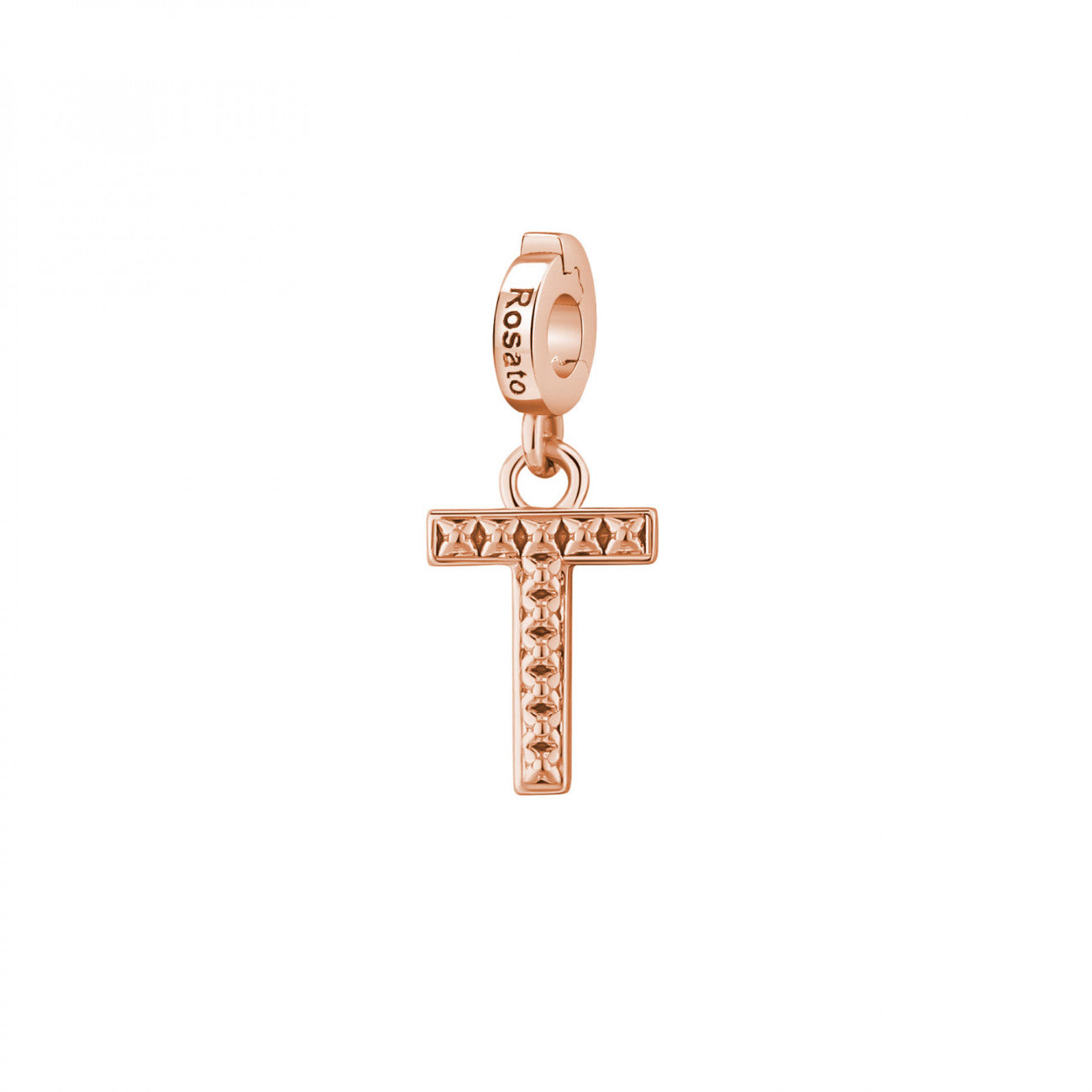 Charm Rosato Storie Lettera T Rosè