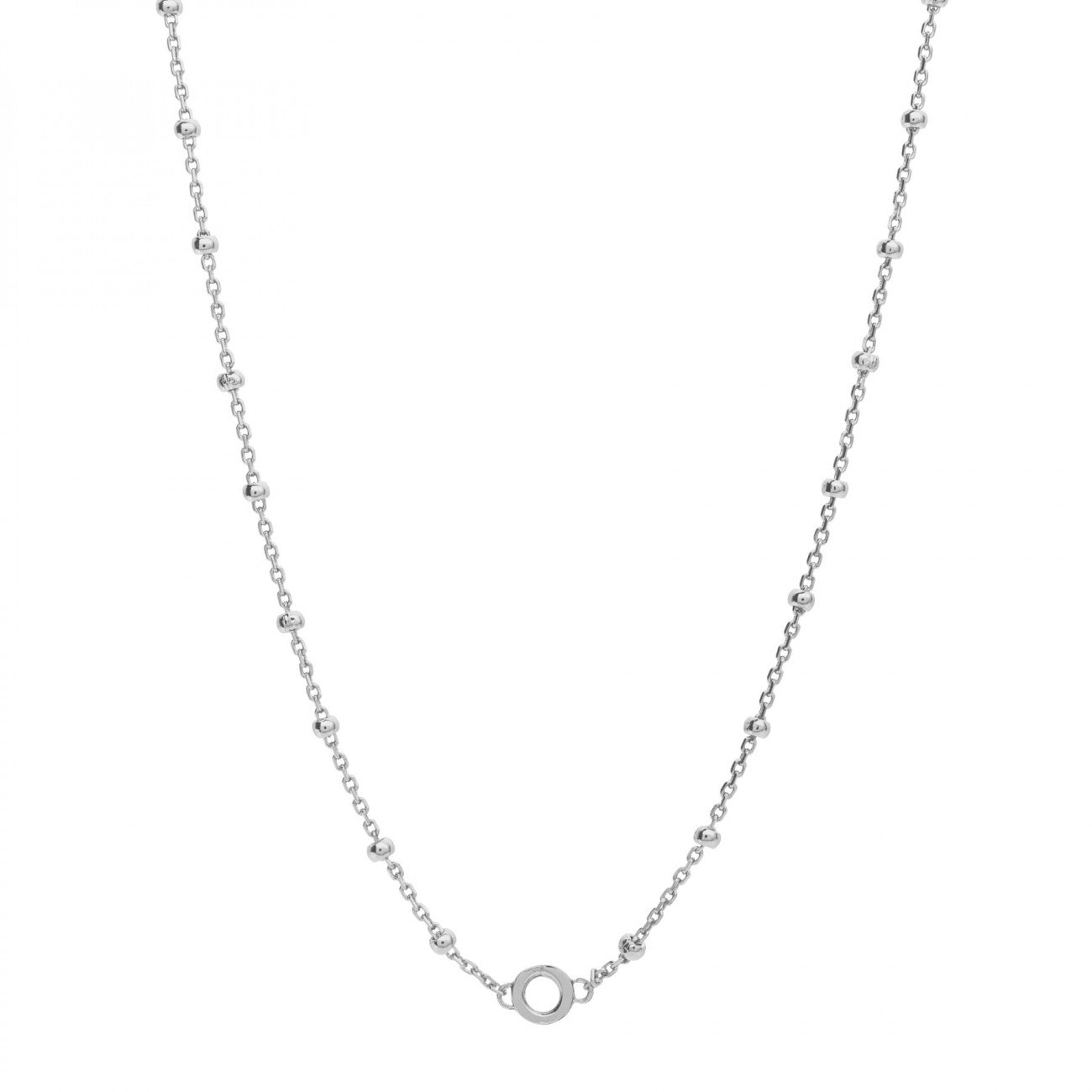 Collana Rosato Storie Catena Forzatina con palline