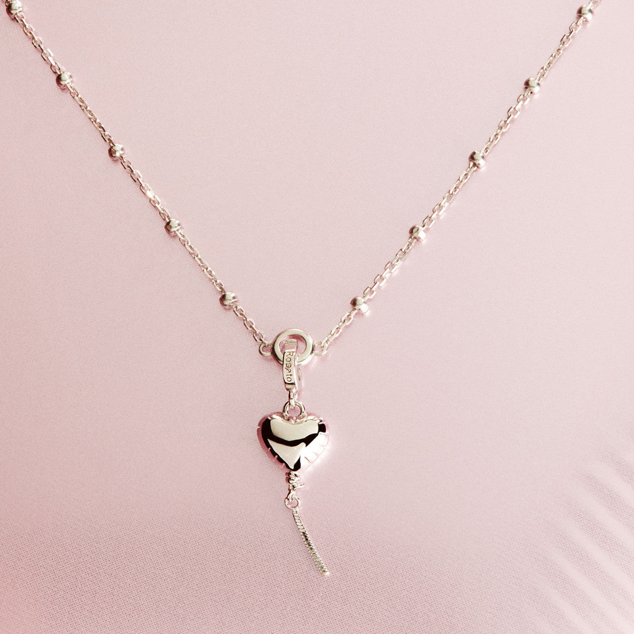 Charm Rosato Storie Palloncino cuore