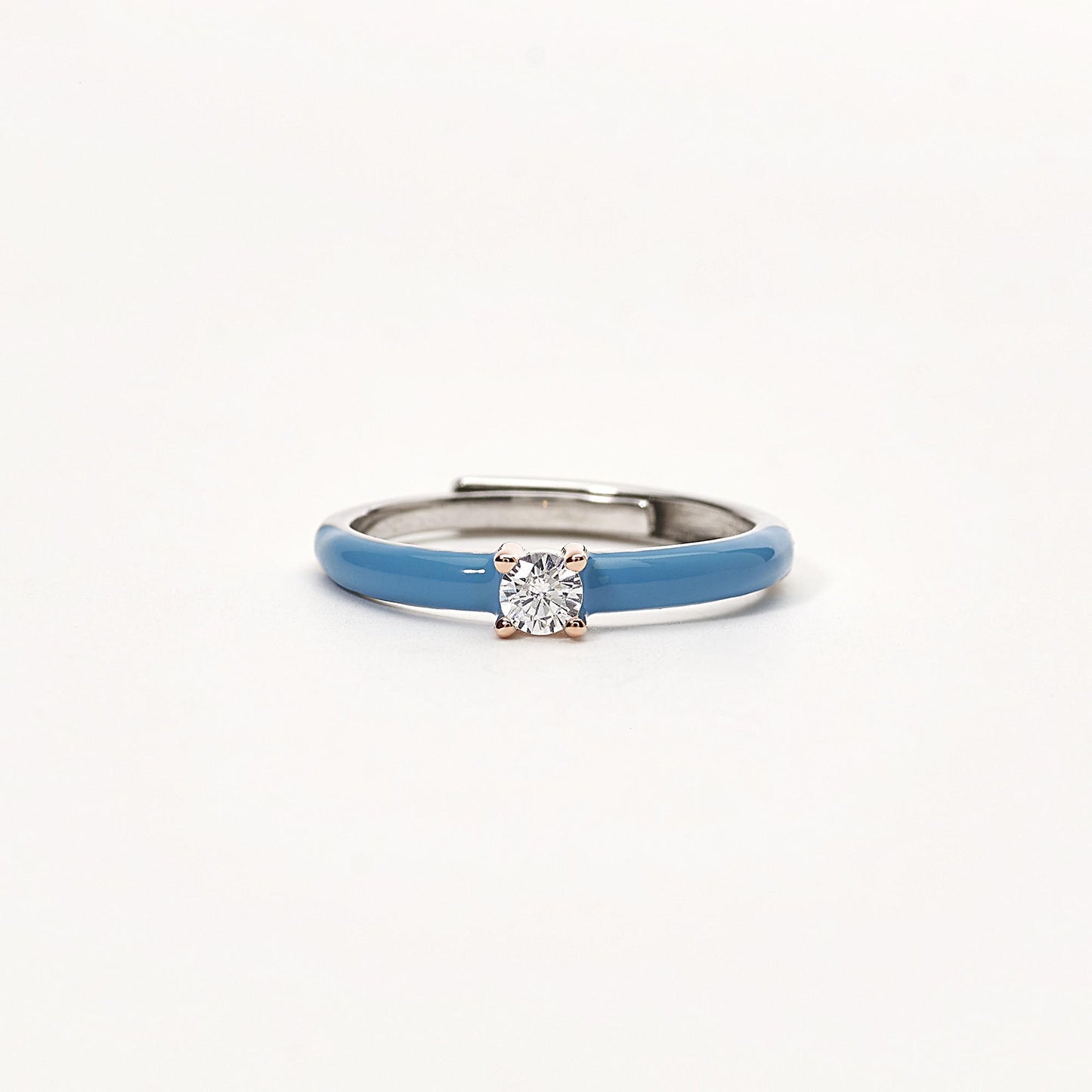 Anello Mabina donna Marshmallow Azzurro