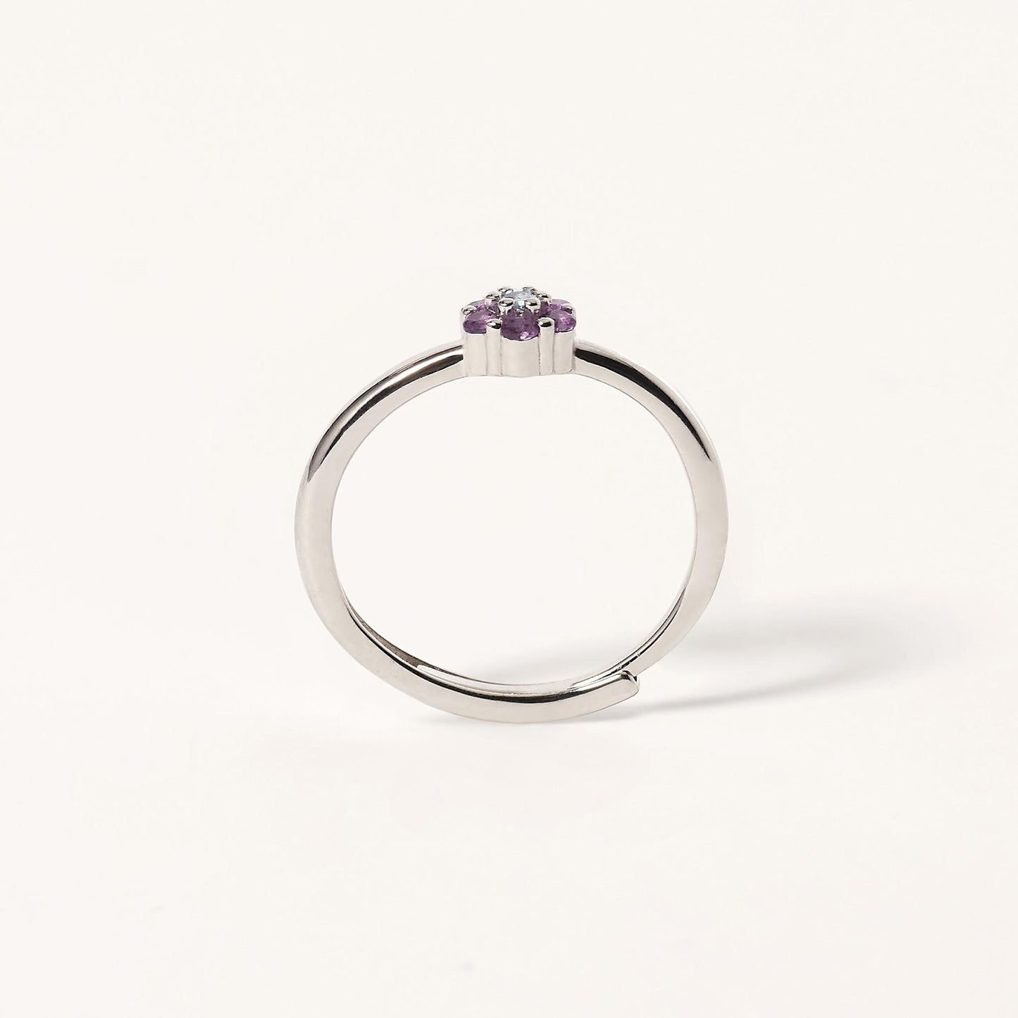 Anello Mabina donna Fior Fiore Viola