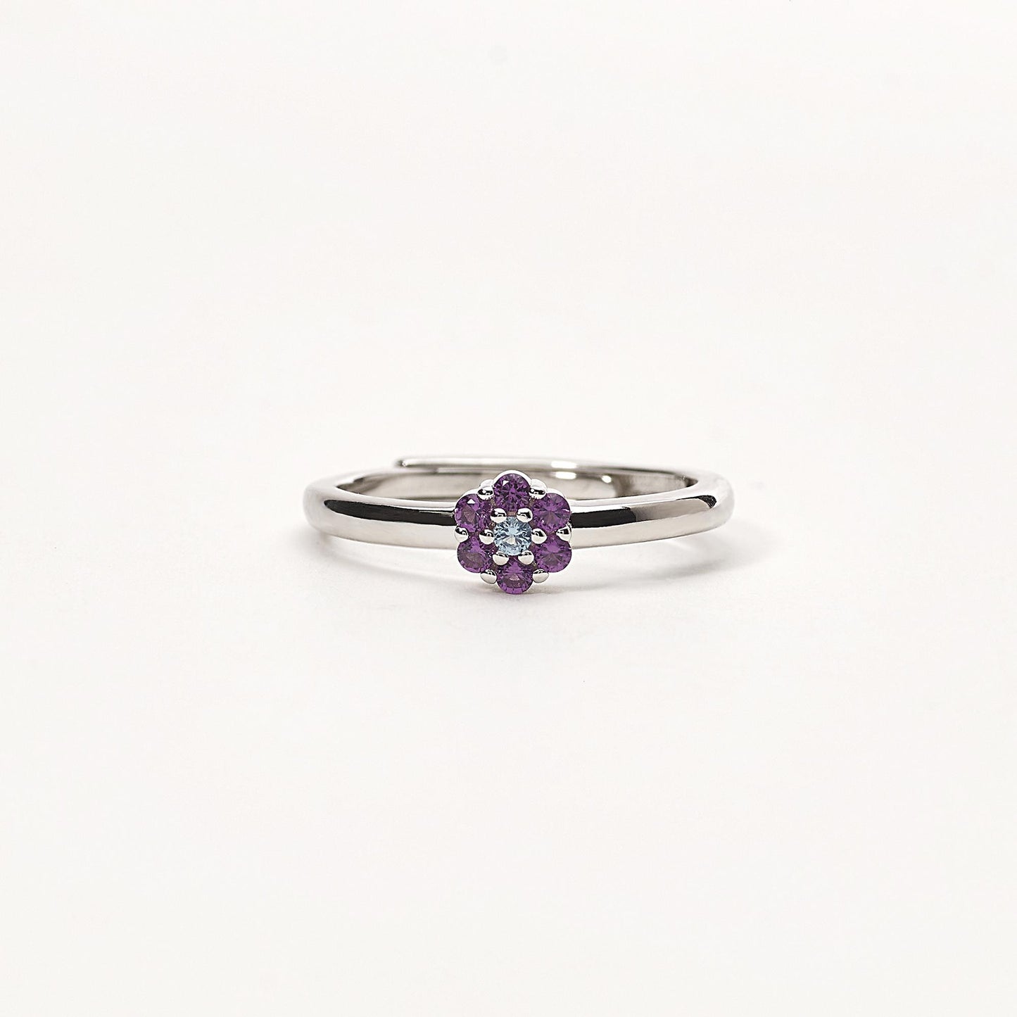 Anello Mabina donna Fior Fiore Viola
