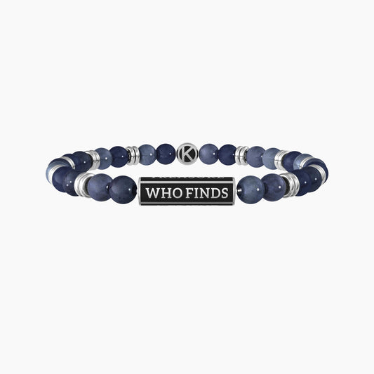 Bracciale Kidult uomo "Who finds a friend finds a treasure"
