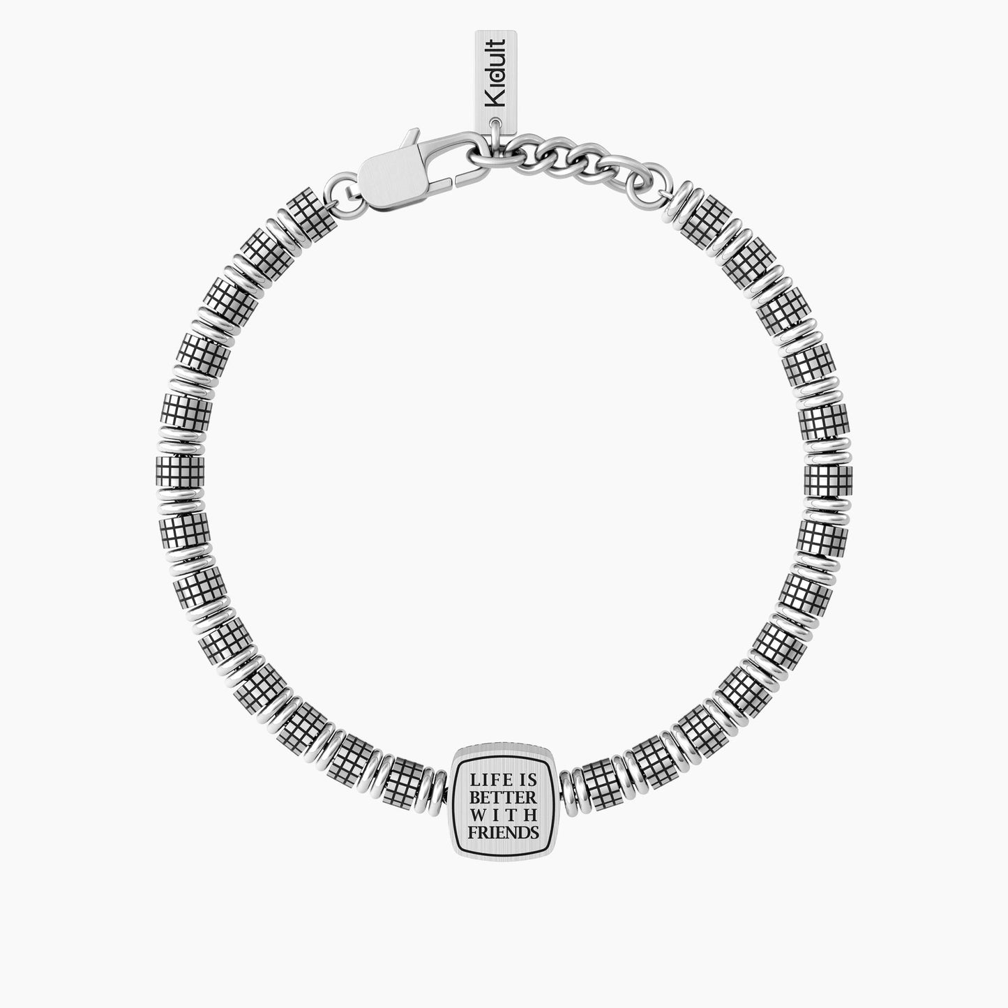 Bracciale Kidult uomo "Life is better with friends"