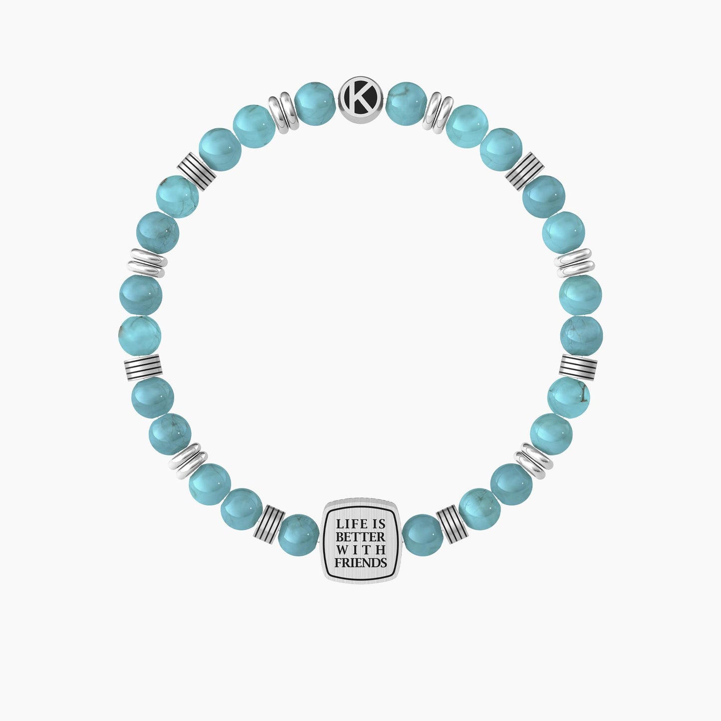 Bracciale Kidult uomo "Life is better with friends"