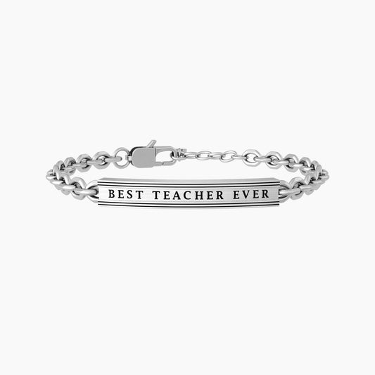 Bracciale Kidult uomo "Best teacher ever"