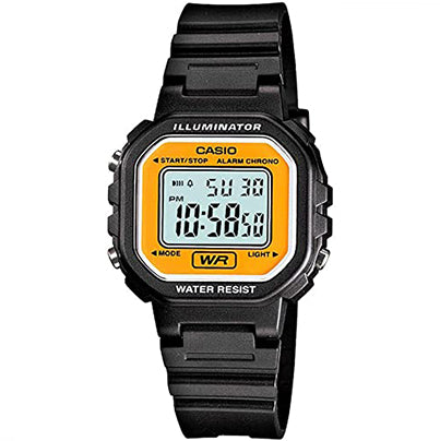 Orologio Casio bambino Digitale Nero Quadrante Orange