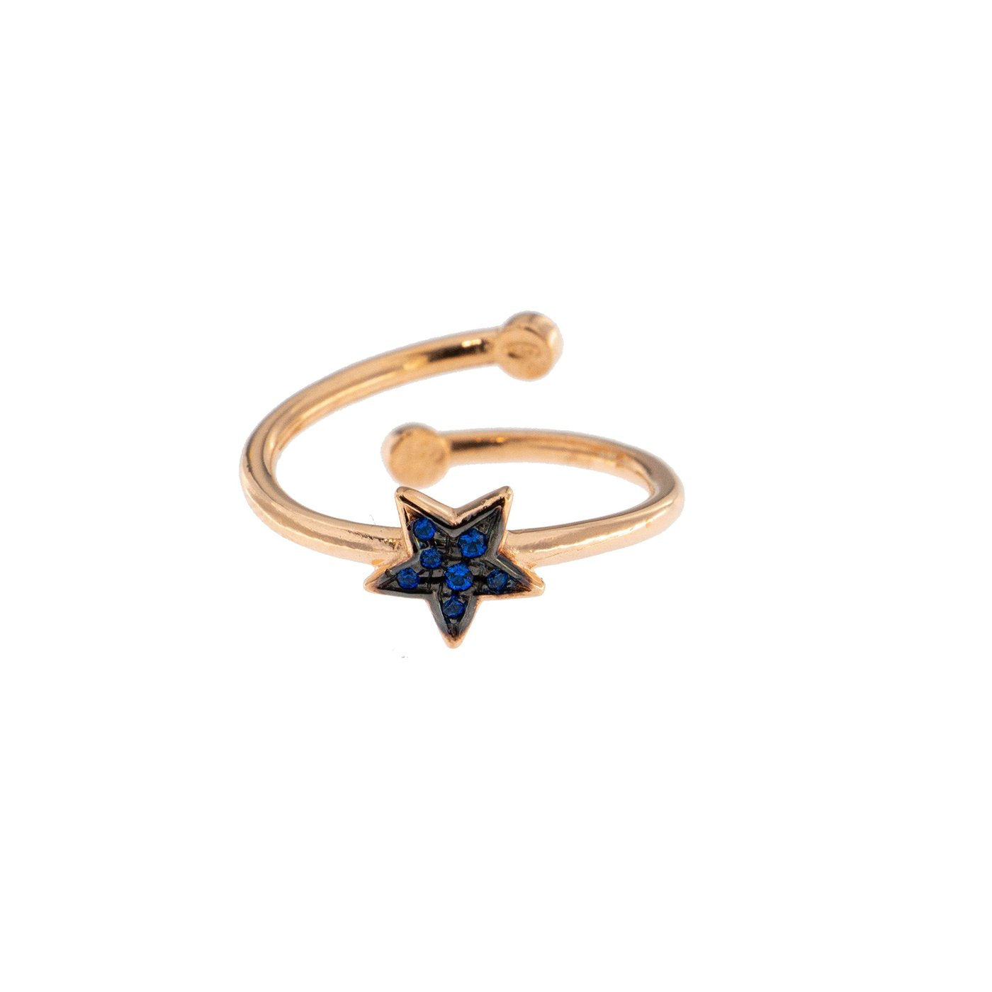 Anello Rue des Mille stella blu