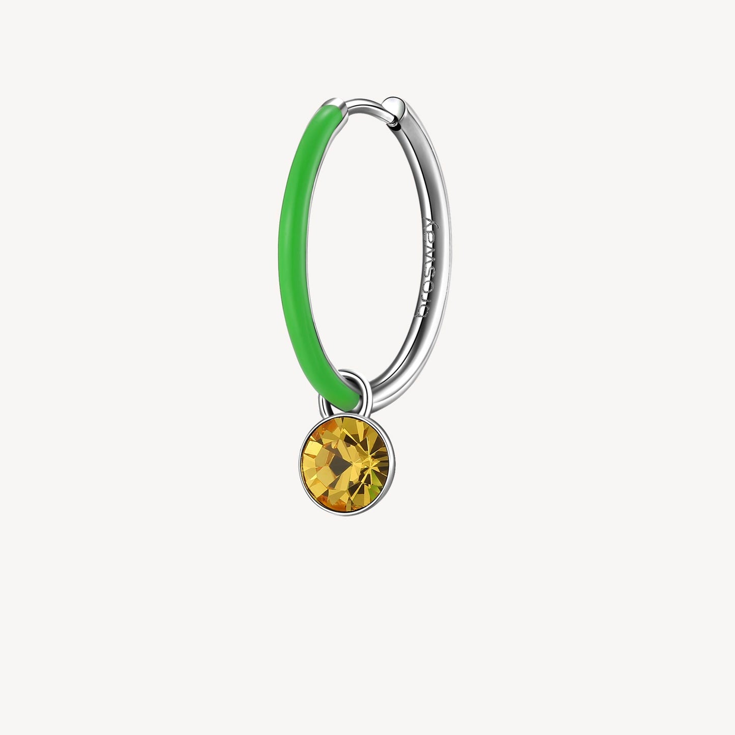 Orecchino Brosway donna Smaltato Symphonia Light Topaz