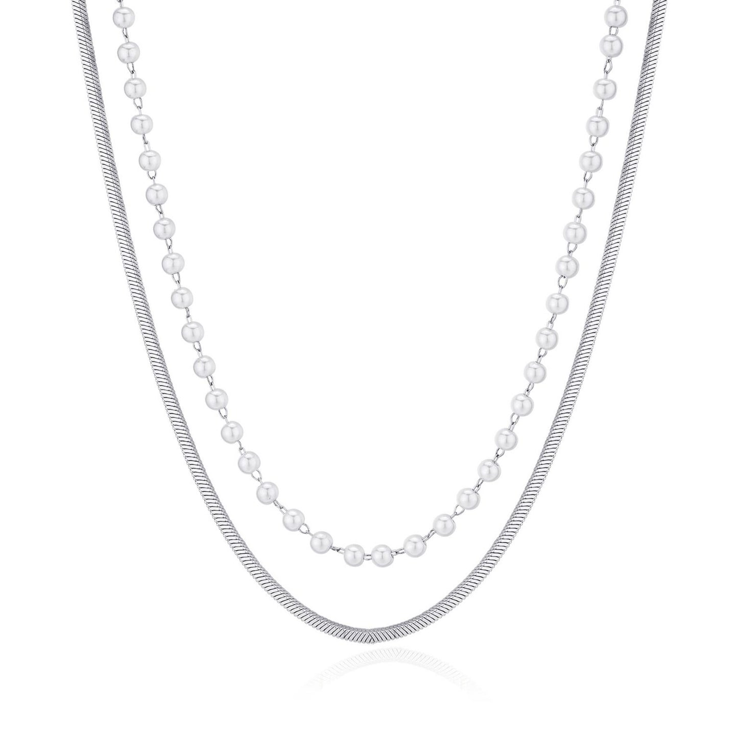 Collana S'agapò Donna WISDOM Doppio Filo Perle