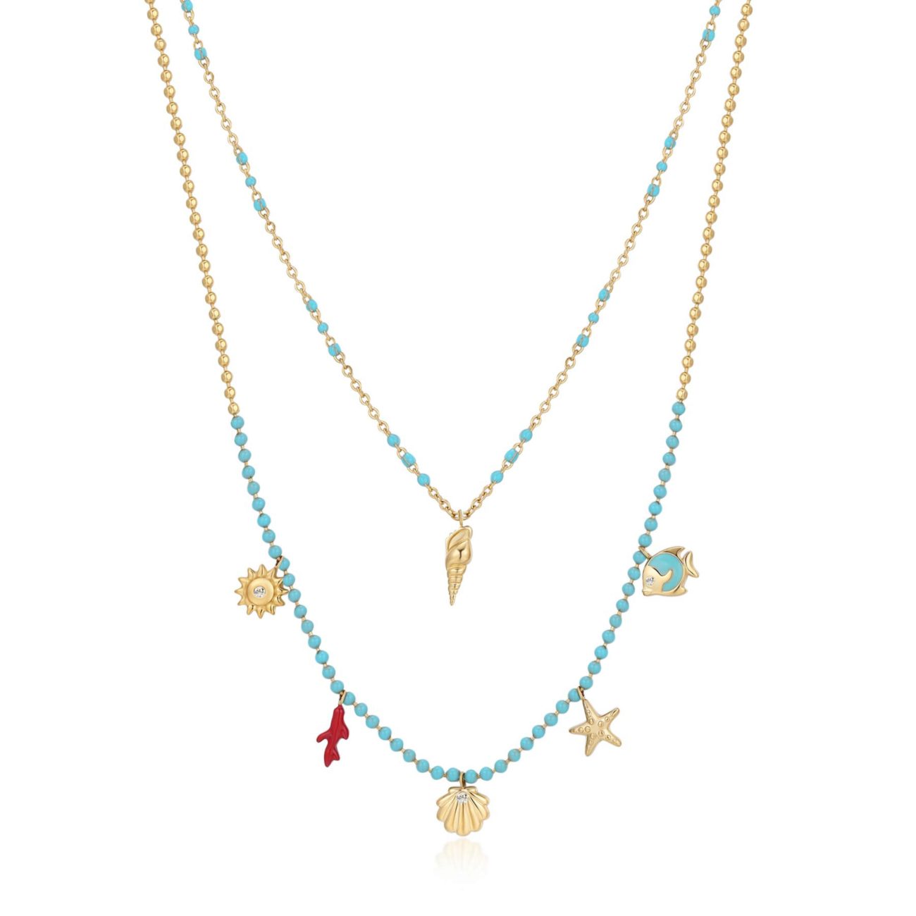 Collana Brosway donna Chant Conchiglie,stella marina,pesce,sole