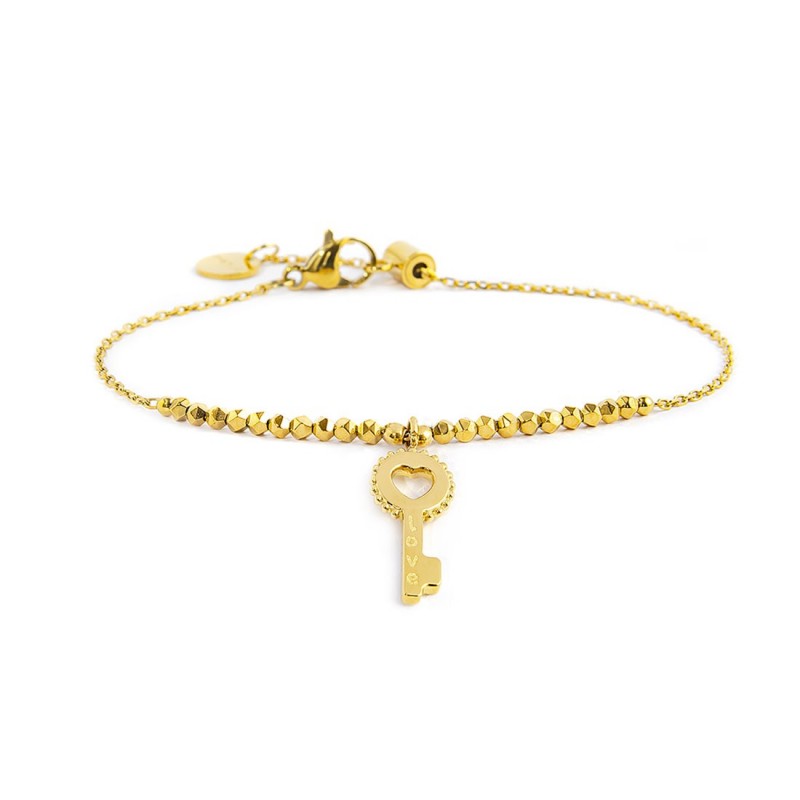 Bracciale Marlù donna con chiave pendente e cristalli
