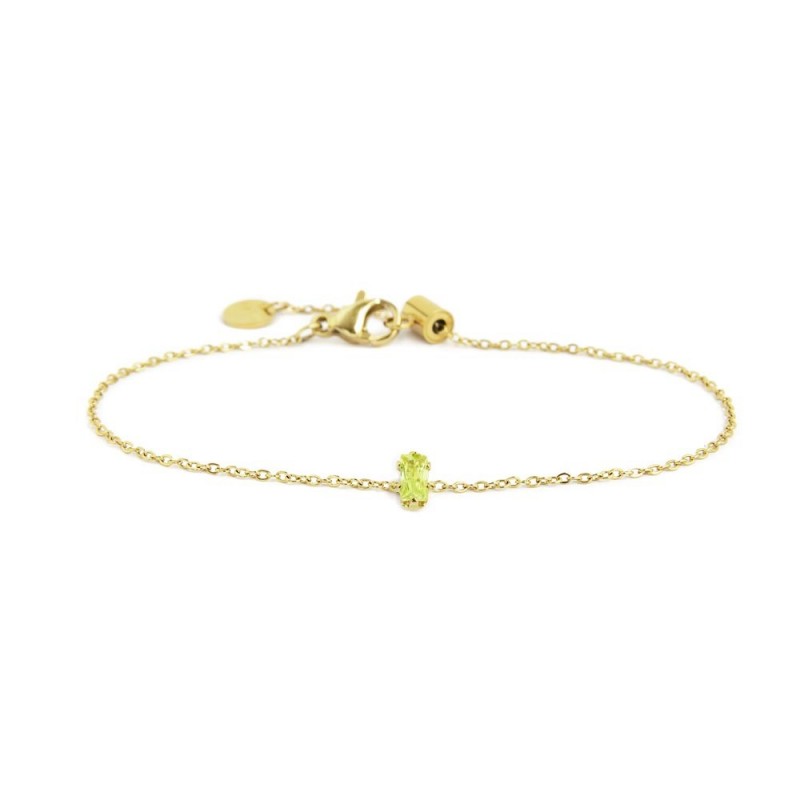 Bracciale Marlù donna Cristallo baguette verde