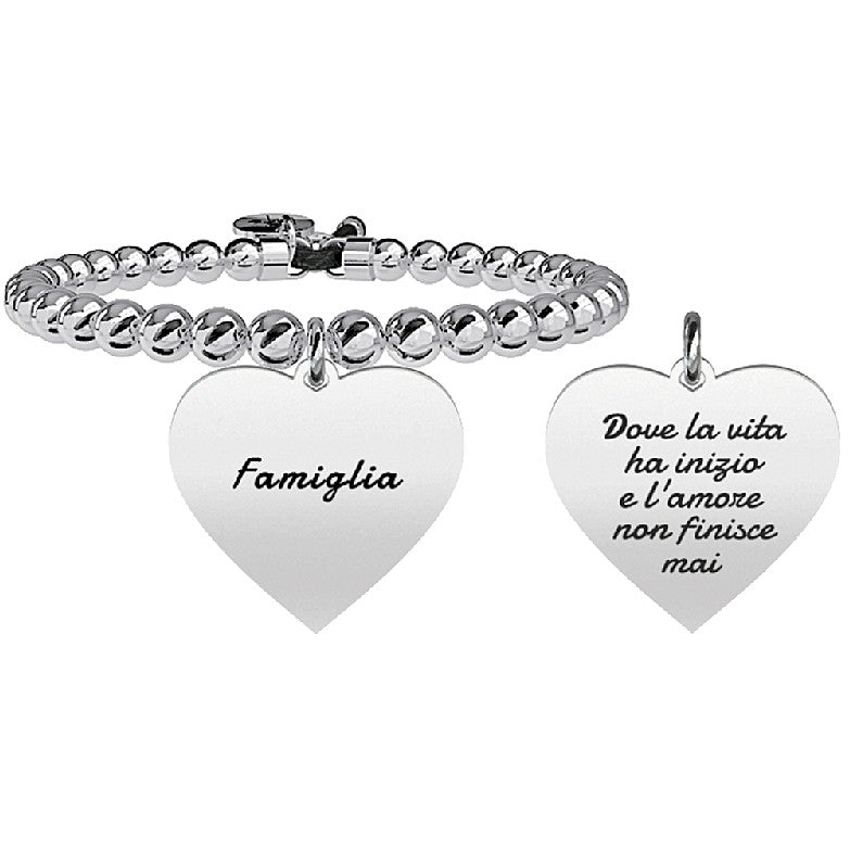 Bracciale Kidult donna Cuore-Famiglia