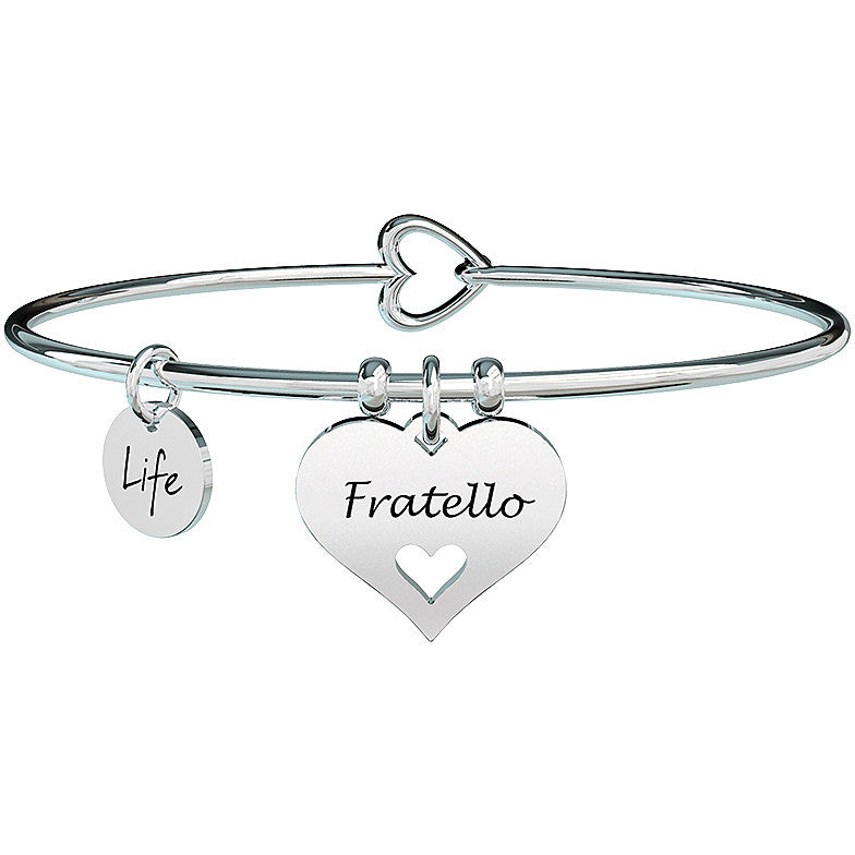Bracciale Kidult donna Cuore-Fratello