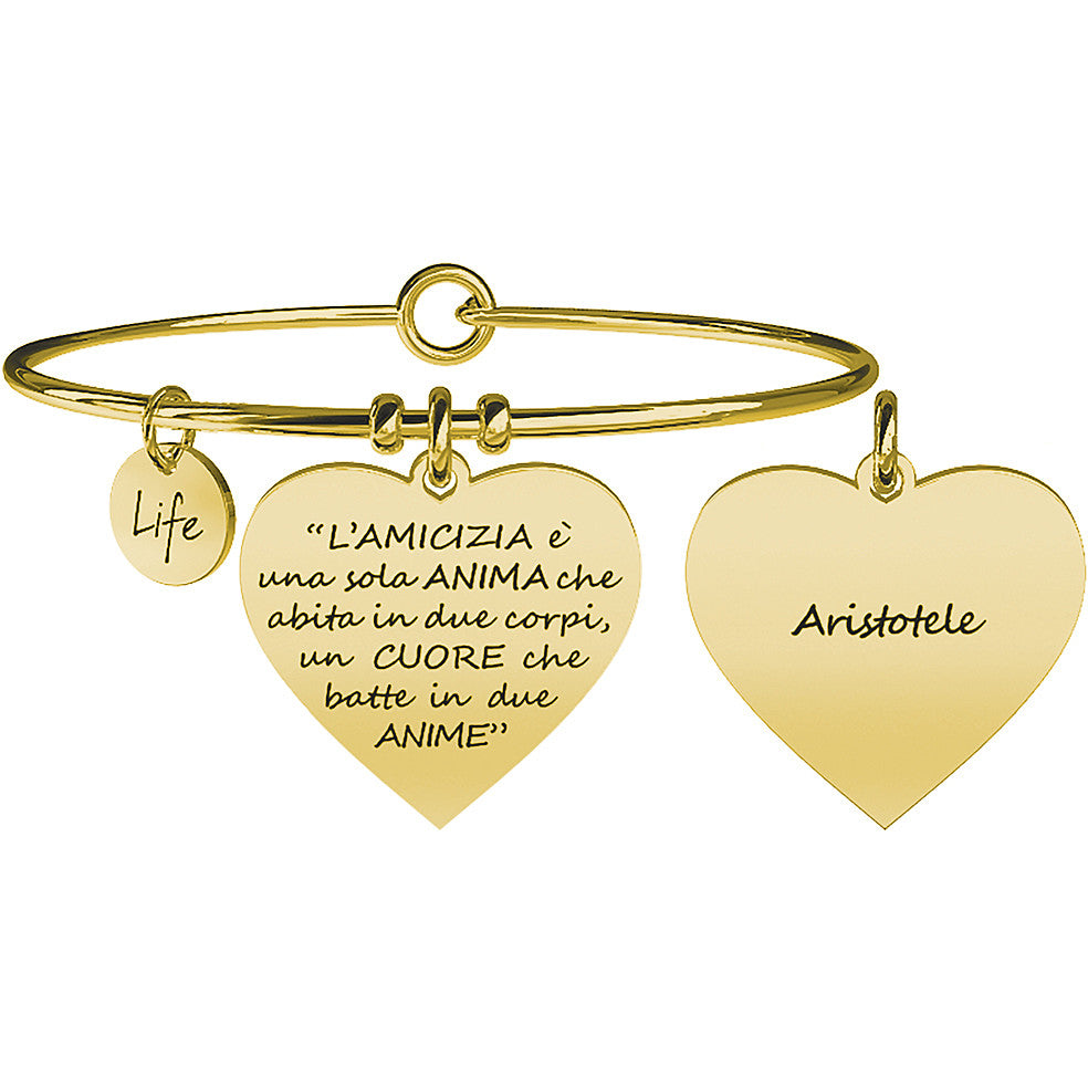 Bracciale Kidult donna "L'amicizia è una sola anima.."