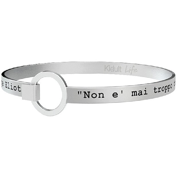 Bracciale Kidult donna "Non è mai troppo tardi.."