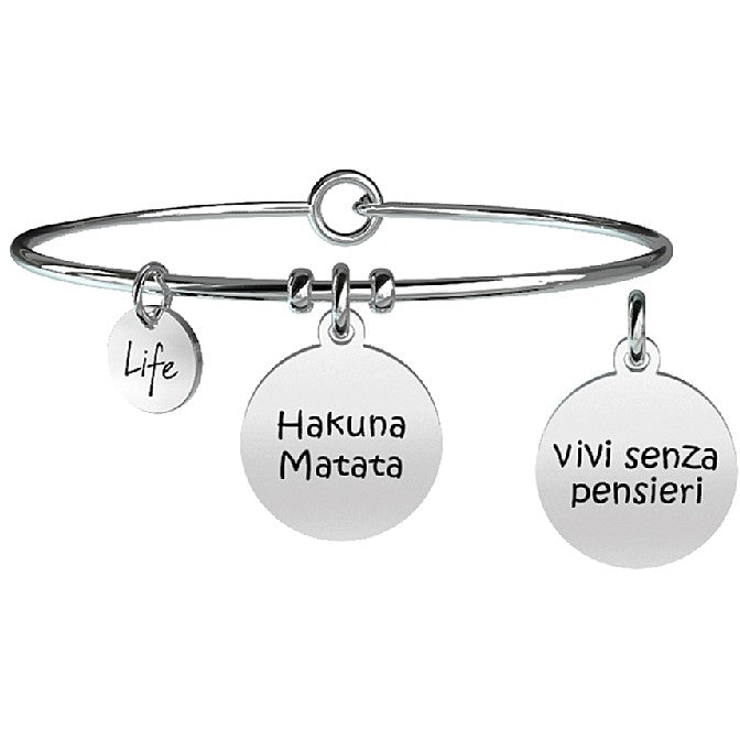 Bracciale Kidult donna Hakuna Matata-Senza pensieri