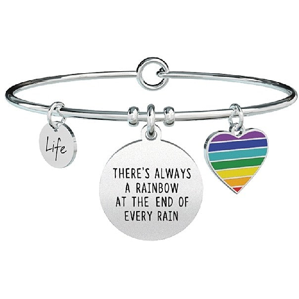 Bracciale Kidult donna "There's always a rainbow.."