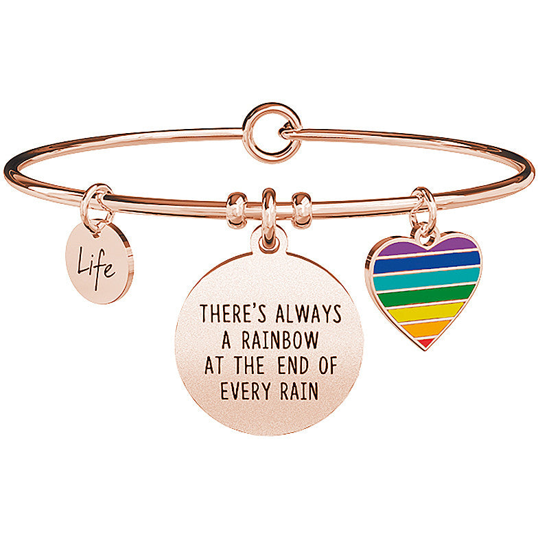 Bracciale Kidult donna "There's always a rainbow.."