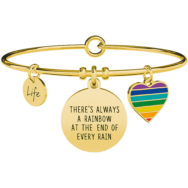 Bracciale Kidult donna "There's always a rainbow.."