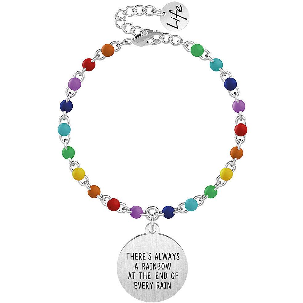 Bracciale Kidult donna "There's always a rainbow.."