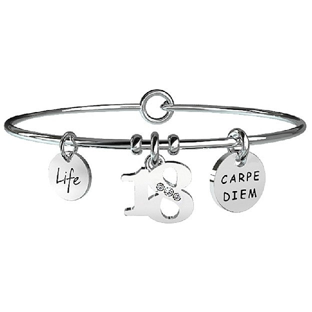 Bracciale Kidult donna 18°-Carpe diem