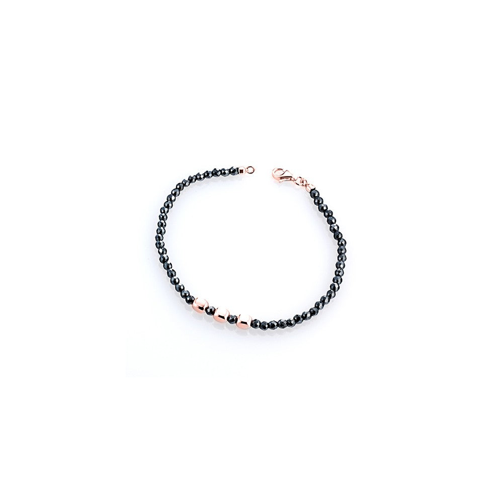 Bracciale Marcello Pane Donna Petit Boules Nero