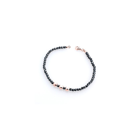 Bracciale Marcello Pane Donna Petit Boules Nero