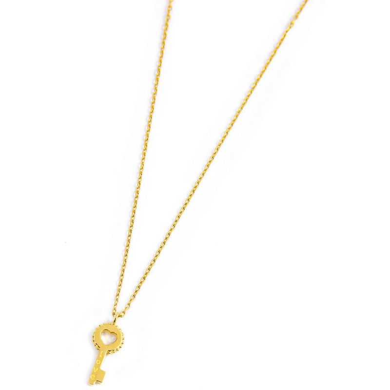 Collana Marlù donna con chiavi pendenti e cristalli