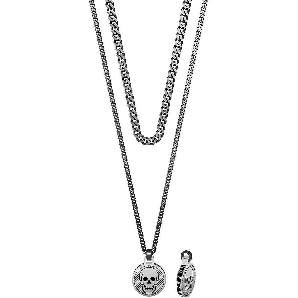 Collana Kidult uomo Teschio-Coraggio