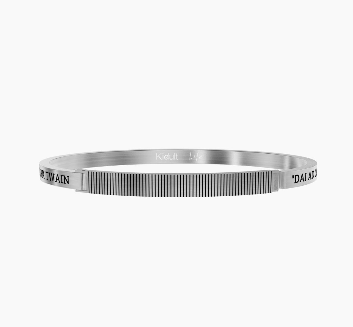 Bracciale Kidult uomo DAI AD OGNI GIORNATA… MARK TWAIN