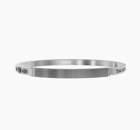 Bracciale Kidult uomo DAI AD OGNI GIORNATA… MARK TWAIN