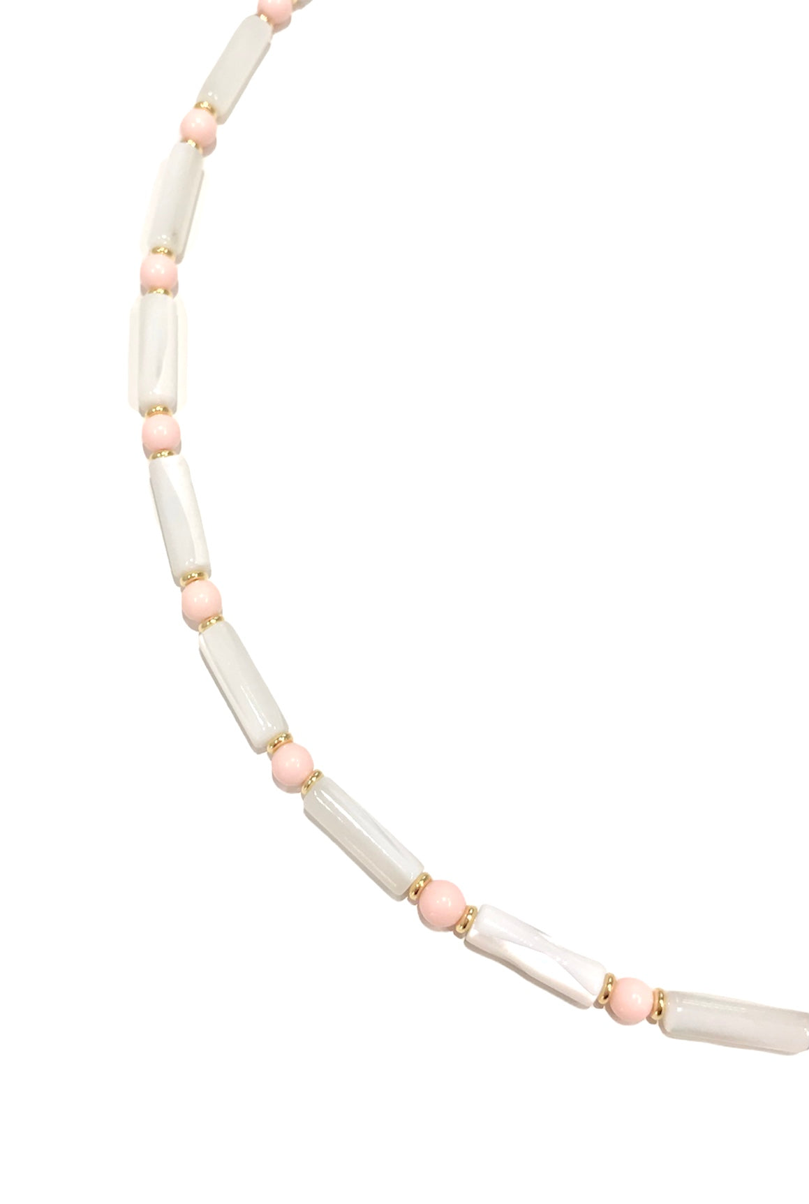 Collana donna Alisia tubi Madreperla