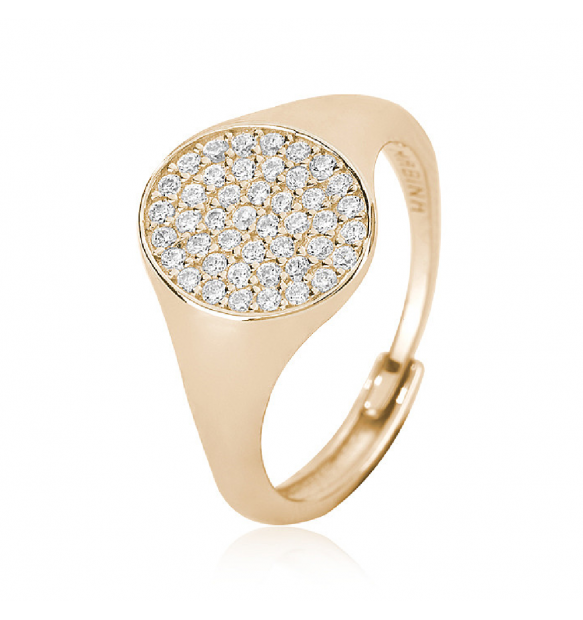 Anello Mabina Chevalier pavè oro