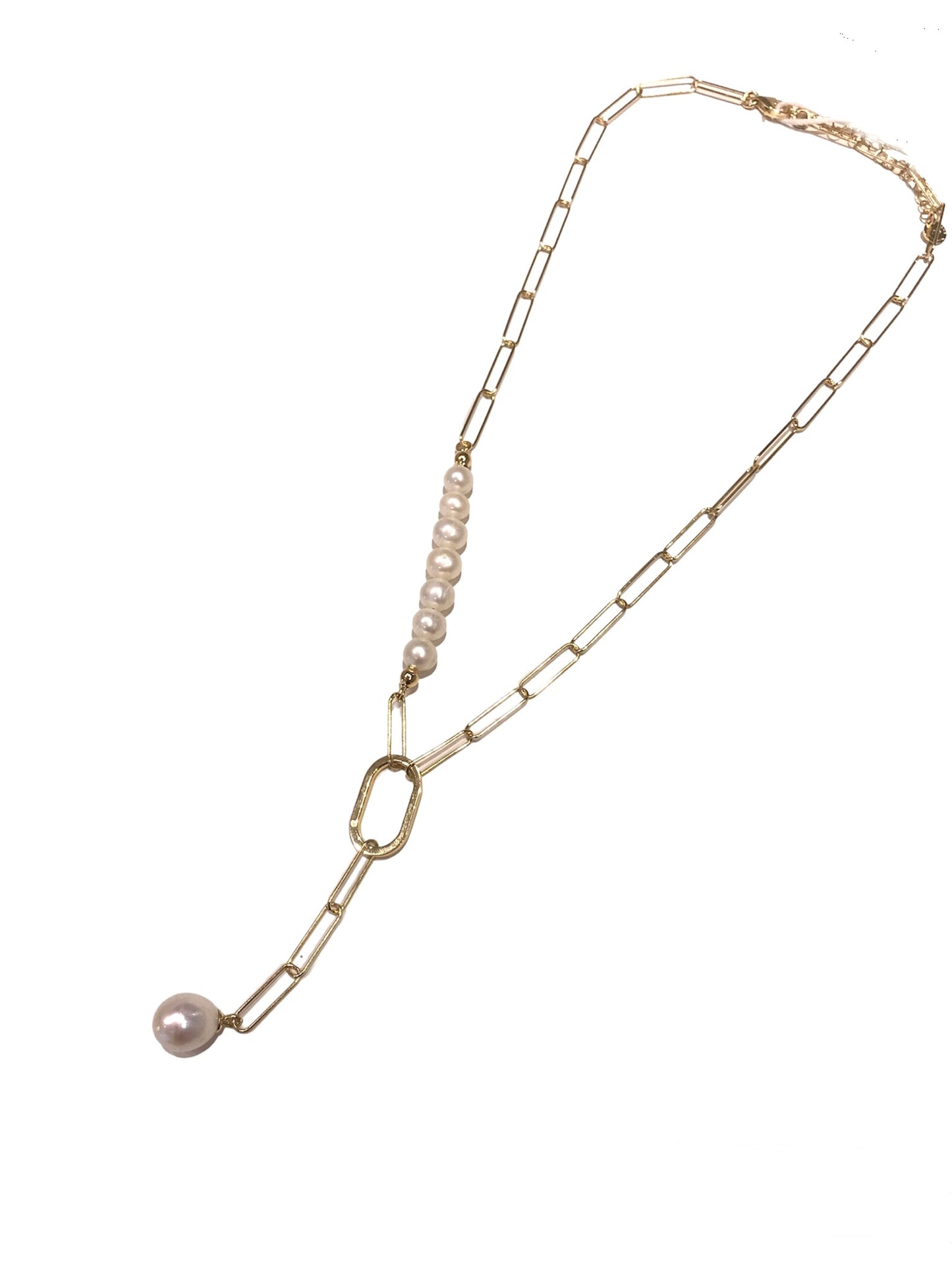 Collana Marcello Pane Donna Perle e Catena