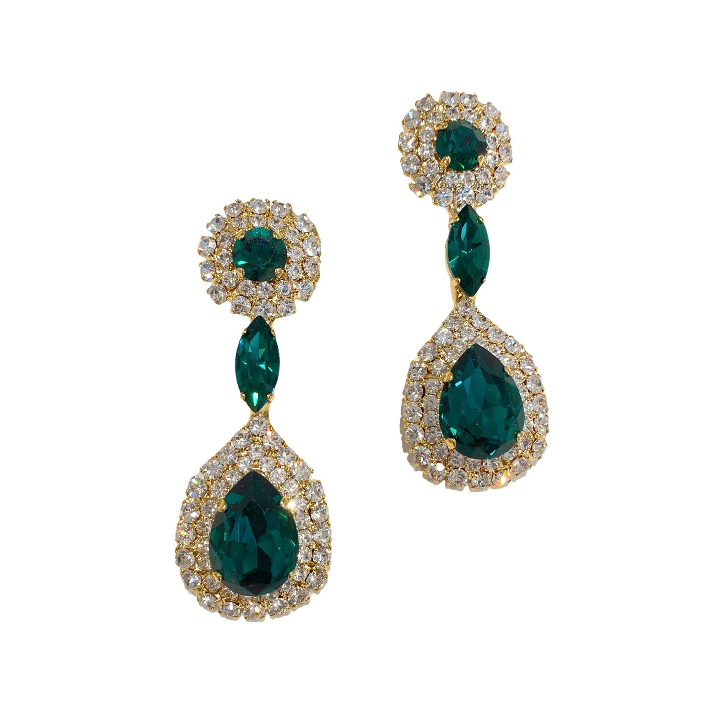 Orecchini donna Diamond Accessori Emerald