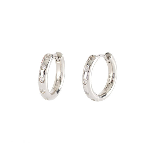 Orecchini Mabina cerchietto e zirconi