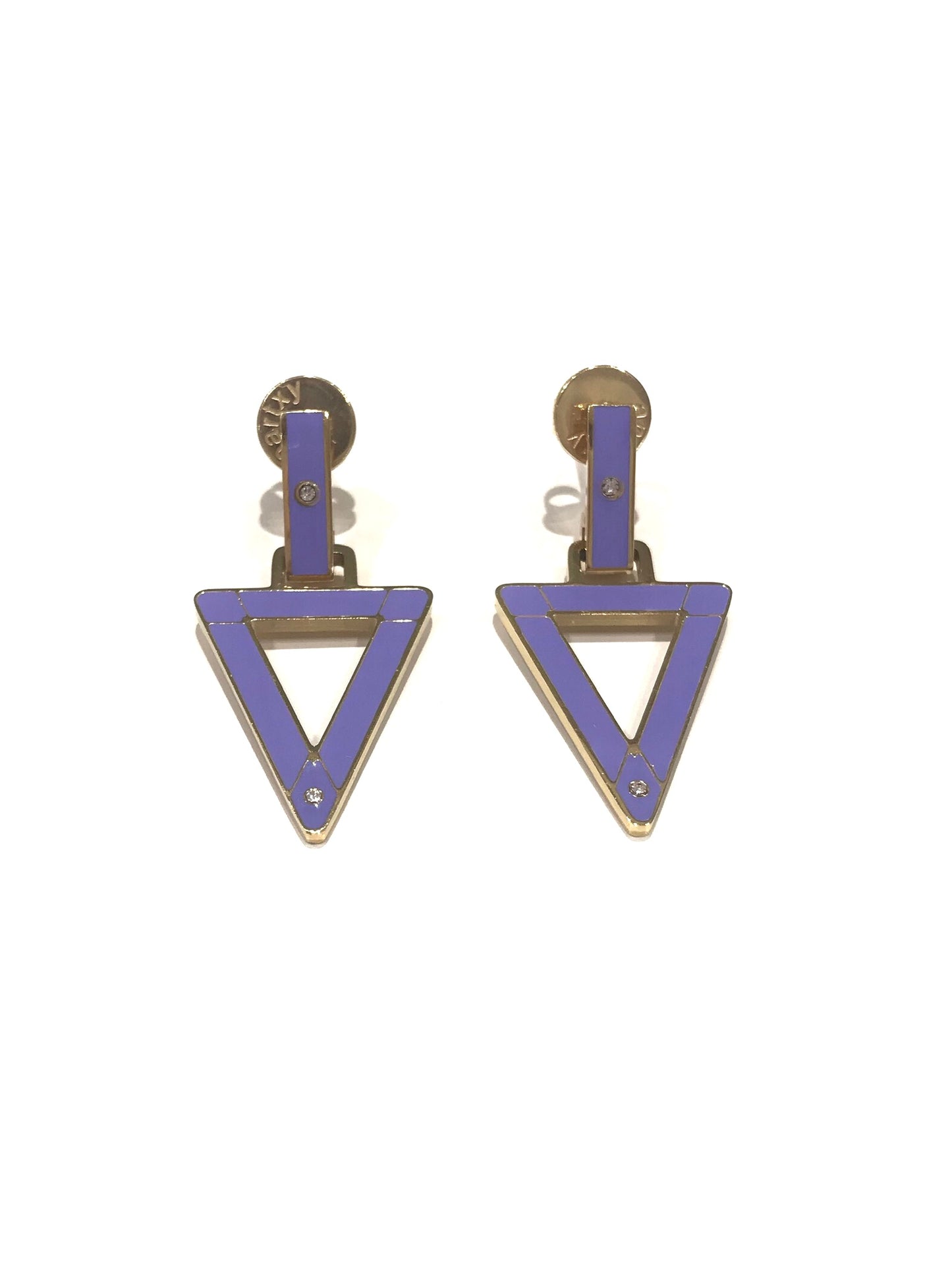 Orecchini Donna Anartxy Smalto Triangolo