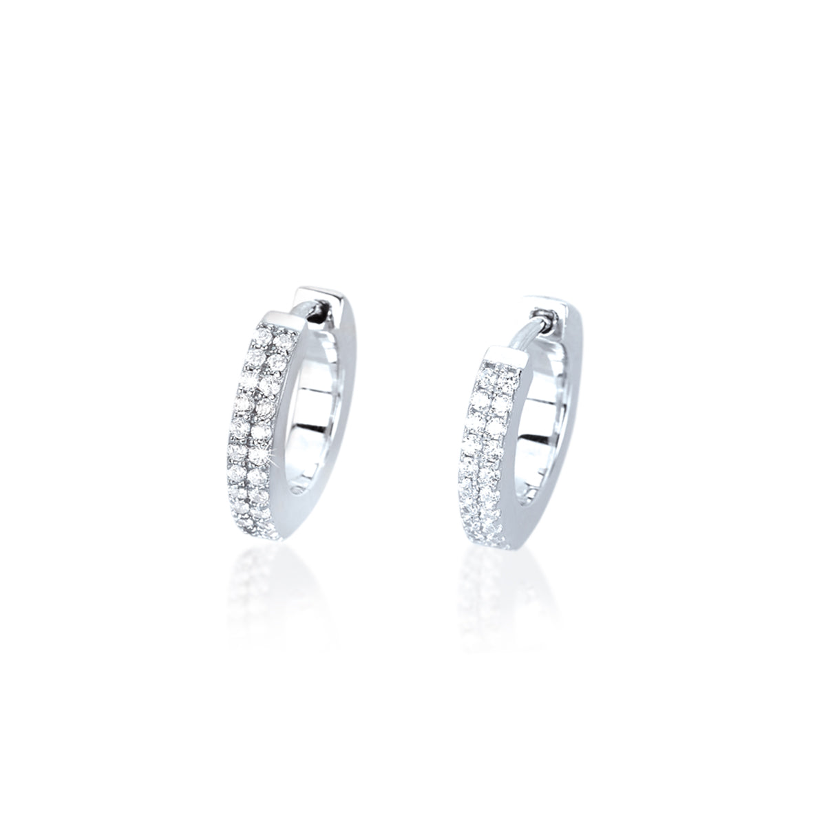 Orecchini Mabina cerchietti con zirconi