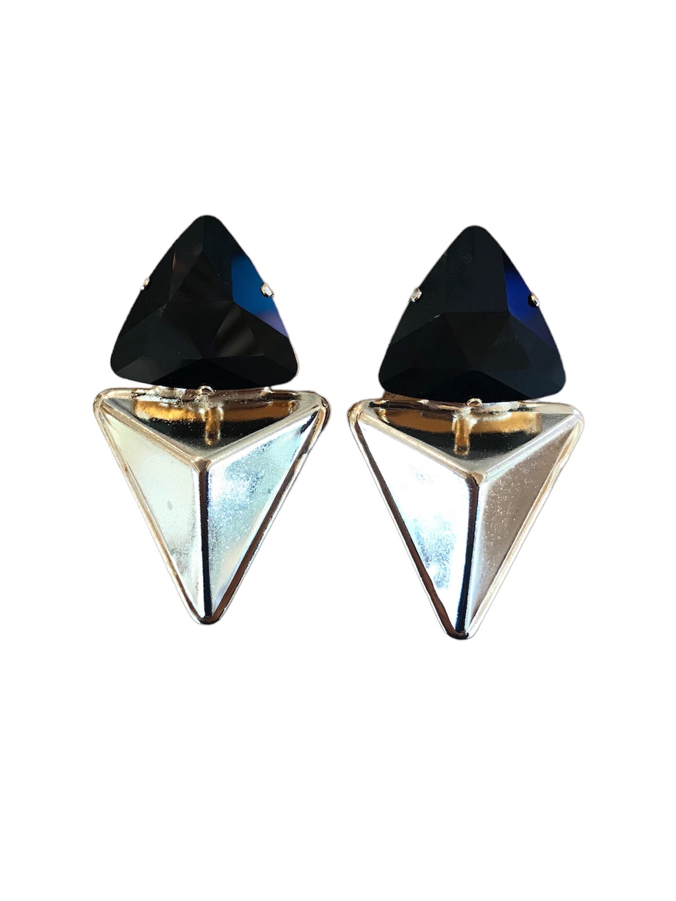 Orecchini Diamond Accessori love ‘80s Triangle Nero