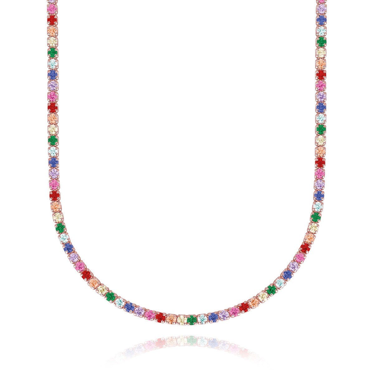 Collana Mabina Tennis multicolor