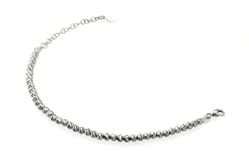 Bracciale Marcello Pane Petite sferette small sfaccettate